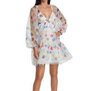 Staud Mini Meadow Babydoll Dress NWOT